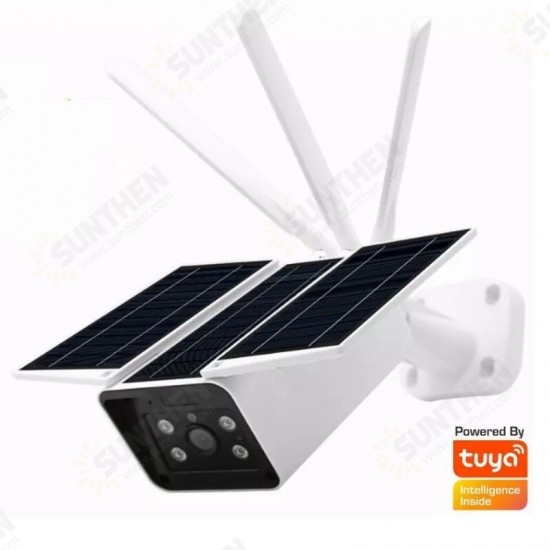 TUYA WiFi Solar Powered Camera TUYA APP Camera Smart Life Camera IP66 Waterproof Outdoor Remote Control