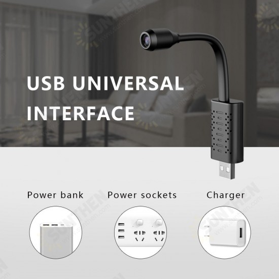 U21 HD Smart Mini Wifi USB Camera AI Human Detection Real-time Surveillance IP Camera