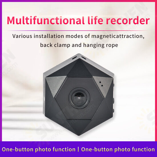 WIFI HD 1080P Camera Multifunction Recorder Nignt Vision Real-time Viewing Alarm Push Camera