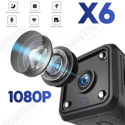 X6 Mini Wifi IP Camera 1080P HD Wireless Surveillance Security Video Micro Cam Infrared Sensor Night Vision Remote Camera for Home Use X6 Mini Wifi IP Camera 1080P HD Wireless Surveillance Security Video Micro Cam Infrared Sensor Night Vision Remote Camera for Home Use
