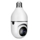 2MP WIFI PTZ Security Camera Wireless Bulb Camera with E27 Bulb Connector Infrared Night Vision Motion Detecting 2-way Audio