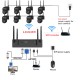 8CH 3MP Security Camera System Surveillance H.265+ P2P 5X Zoom WIFI IP Camera NVR Kit Home IP CCTV Camera Set Eseecloud