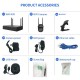 8CH 3MP Security Camera System Surveillance H.265+ P2P 5X Zoom WIFI IP Camera NVR Kit Home IP CCTV Camera Set Eseecloud