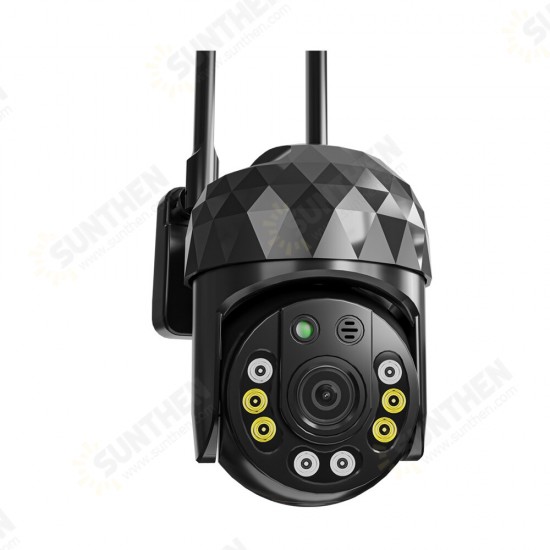 V380 pro HD 1080P Mini WIFI IP Camera Waterproof Infrared Full Color Night Vision Security Camera with 8 Lights