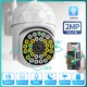 V380pro HD 2MP WIFI IP Camera Waterproof Infrared Full Color Night Vision Security Camera with 28 Lights