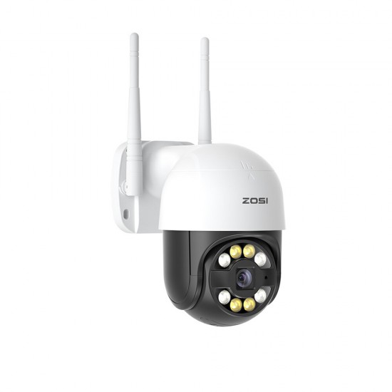3MP PTZ Wifi IP Camera 2.4Hz Outdoor Wireless Surveillance Security Video Cam Auto Intelligent Night Vision Motion Detection Alarm Two-way Intercom Monitoring Camera