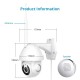 Tuya WIFI 1080P IP Camera Smart Monitored Camera Human Detection Home Security Two Way Audio Baby Monitor