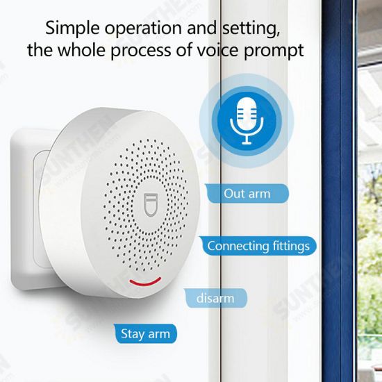 YYS150 Wifi Alarm System Wireless Security Burglar With Motion Sensors Door Sensor Tuya App Control YYS150 Wifi Alarm System Wireless Security Burglar With Motion Sensors Door Sensor Tuya App Control