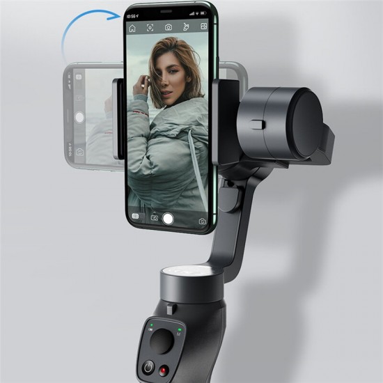 3-Axis Handheld Gimbal Stabilizer bluetooth Selfie Stick Outdoor Holder w/Focus Pull Zoom for iPhone Action Camera