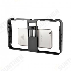 PC06 Vlogging Live Broadcast Smartphone Metal Cage Video Rig Filmmaking Recording Handle Stabilizer Bracket for Mobile Phones PC06 Vlogging Live Broadcast Smartphone Metal Cage Video Rig Filmmaking Recording Handle Stabilizer Bracket for Mobile Phones