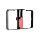 PC201/PC202 Smartphone Frame Video Rig Smartphone Vlogging Cell Phone Movies Mount Stabilizer Fill Light Microphone for iPhone Samsung Huawei OnePlus