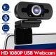 1080P HD USB Webcam Web Camera With Built-in Noise Reduction Microphone for PC