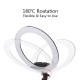 18 inch Camera Studio Ring Light Video LED Beauty Ring Light Photography Dimmable Beauty Light+Hose Phone Clip+PTZ+Storage Bag for Selfie Live Show