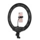 18 inch Camera Studio Ring Light Video LED Beauty Ring Light Photography Dimmable Beauty Light+Hose Phone Clip+PTZ+Storage Bag for Selfie Live Show