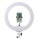 18 inch Camera Studio Ring Light Video LED Beauty Ring Light Photography Dimmable Beauty Light+Hose Phone Clip+PTZ+Storage Bag for Selfie Live Show
