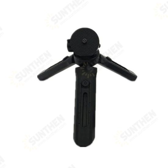 2 in 1 Desktop Three-way Tripod for Sport Live Camera Camcorder With Phone Clip Holder