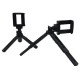 2 in 1 Desktop Three-way Tripod for Sport Live Camera Camcorder With Phone Clip Holder