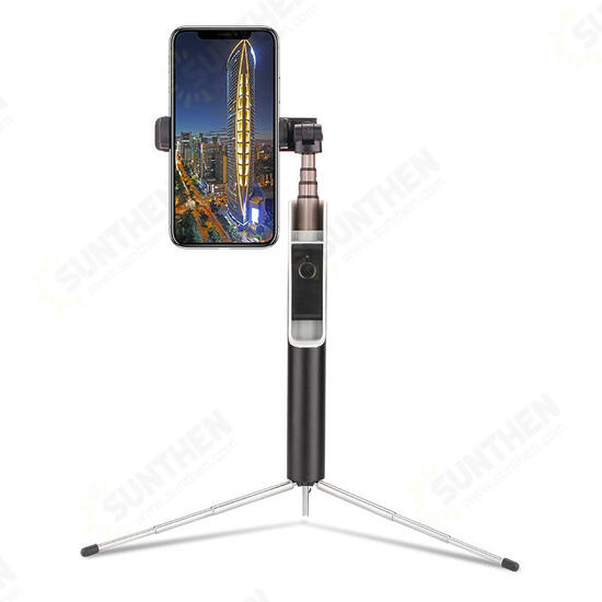 2 in 1 Flexible bluetooth Multi-angle Mini Tripod Stand Holder Selfie Stick for Smartphones