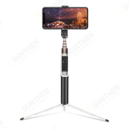 2 in 1 Flexible bluetooth Multi-angle Mini Tripod Stand Holder Selfie Stick for Smartphones