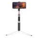 2 in 1 Flexible bluetooth Multi-angle Mini Tripod Stand Holder Selfie Stick for Smartphones