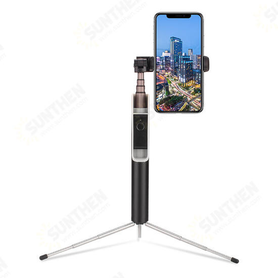 2 in 1 Flexible bluetooth Multi-angle Mini Tripod Stand Holder Selfie Stick for Smartphones