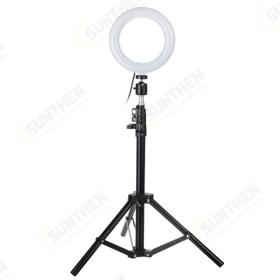 6 inch LED Ring Light Fill Light For Makeup Streaming Selfie Beauty Photography B Makeup Mirror Light-Blue