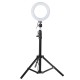 6 inch LED Ring Light Fill Light For Makeup Streaming Selfie Beauty Photography B Makeup Mirror Light-Blue