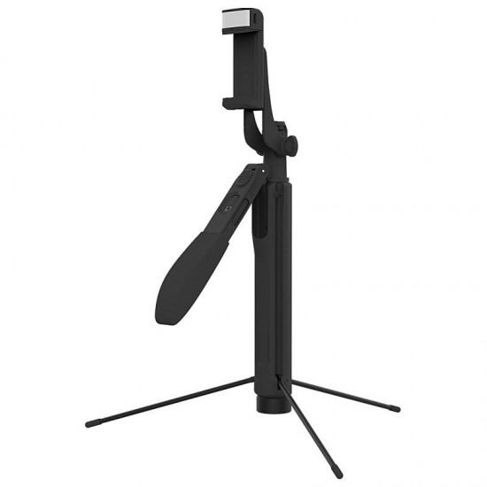 A21 Mobile Phone Stabilizer Folding Gimbal bluetooth Tripod Outdoor Anti-shake Sport Selfie Stick Bracket with Fill Light