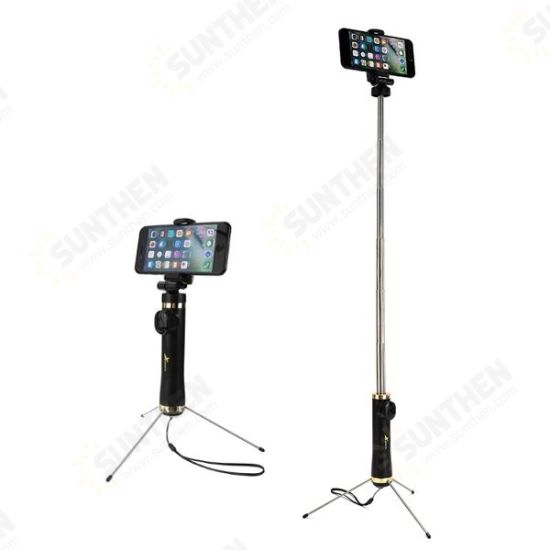 3 in 1 bluetooth Remote Tripod Selfie Stick With Reflector For iPhone X 8Plus Oneplus 6 S9+