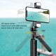 K30 Foldable Dual Fill Light Handheld Stabilizer bluetooth Selfie Stick Tripod With Shutter Remote