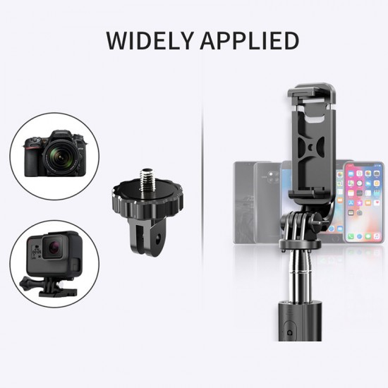 L02 bluetooth Wireless Selfie Stick All in One Tripod Foldable & Monopods Lighting Remote Control for Smartphones And Sports Action Cameras
