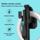 L06 4 in 1 Wireless bluetooth Selfie Stick Handheld Remote Shutter with 8 Inch LED Ring Photography Light for Phones Youtube Video Live
