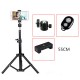Live Tripod Bracket Holder With bluetooth Remote Control Phone Clip for Sport Camera