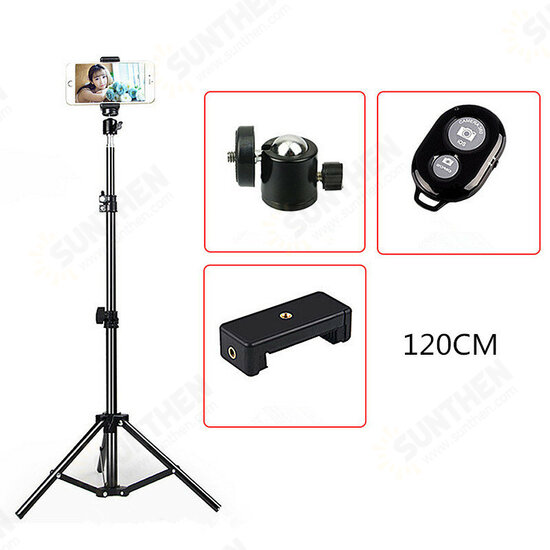 Live Tripod Bracket Holder With bluetooth Remote Control Phone Clip for Sport Camera