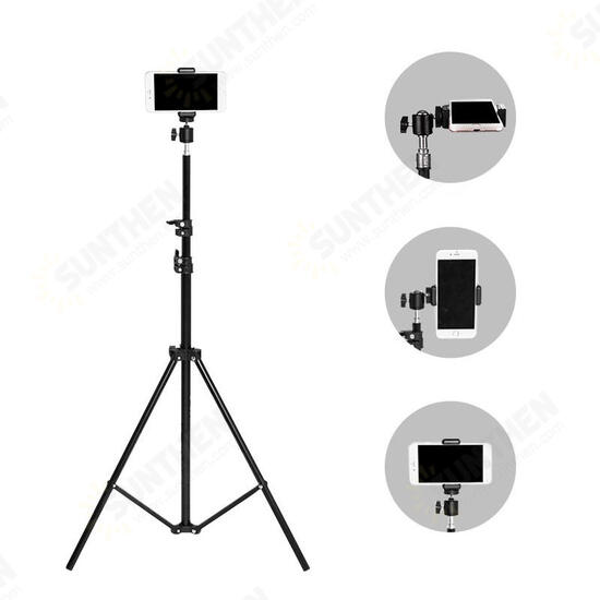 Live Tripod Bracket Holder With bluetooth Remote Control Phone Clip for Sport Camera