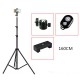 Live Tripod Bracket Holder With bluetooth Remote Control Phone Clip for Sport Camera