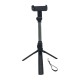 Mini Foldable Tripod 2 In 1 Monopod with bluetooth Wireless Remote Selfie Stick