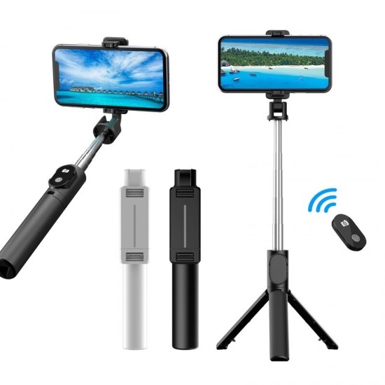 P30 bluetooth Telescopic Bracket Universal Portable Flexible Selfie Stick Tripod with Remote Control