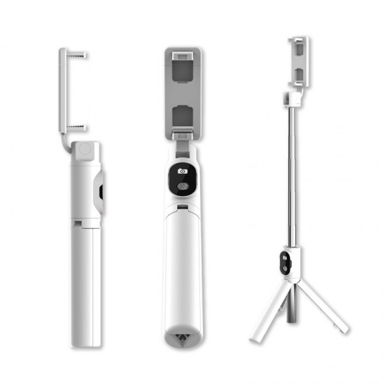 P30 bluetooth Telescopic Bracket Universal Portable Flexible Selfie Stick Tripod with Remote Control