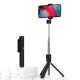 P50 2 in 1 bluetooth Extendable Foldable Tripod Selfie Stick for iPhone 12 POCO X3 NFC Mobile Phone