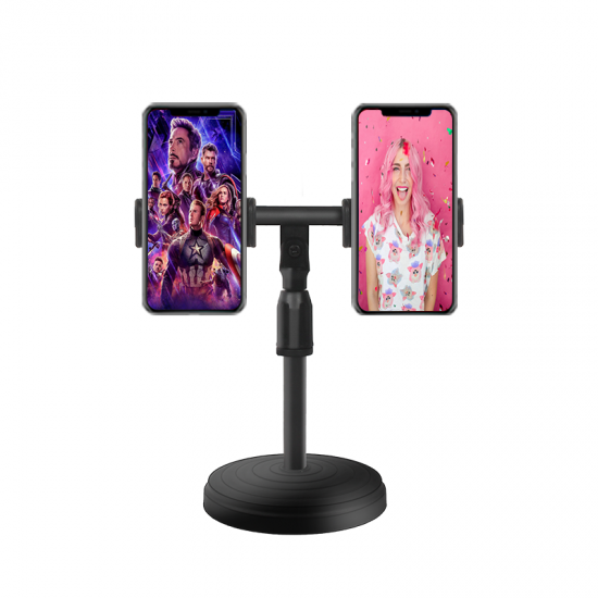 PC-10 Universal Live Broadcast Foldable Adjustable Height Stand Holder for Mobile Phone Tablet