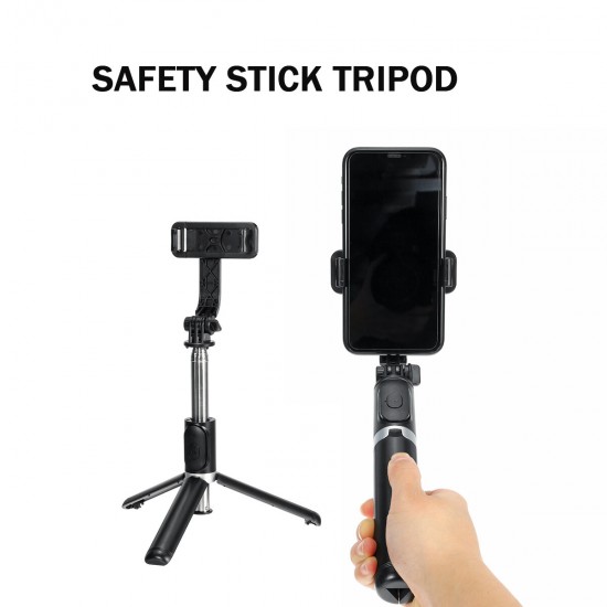 Q03 Selfie Stick Tripod Hand Gimbals 3-In-1 Multi-Modes Wireless bluetooth Remote Control 360° Rotatable Foldable Desk Stand Portable Tripod
