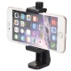 Universal 1/4 Screw Hole Phone Clip 360 Degree Rotatable Desk Phone Clamp Range 58-108mm Holder for Broadcast