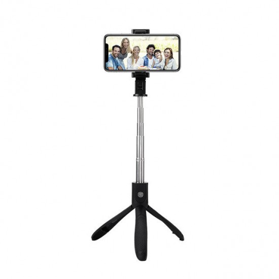 bluetooth Wireless Mini Tripod Selfie Stick Monopod with Remote Control for iPhone 8