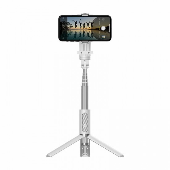Capture Q Single Axis Handheld Gimbal Smartphone Stabilizer Extendable Selfie Stick with Tripod for Cellphone Vlog Video Live Streaming