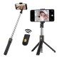 Extended Multi-angle bluetooth Remote Tripod Selfie Stick for Iphone X XR Plus