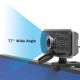 T16S 1080P HD USB Webcam Conference Live Anti-peed 77° Wide Angle Plug and Play Computer Camera Built-in Digital Microphone for PC Laptop