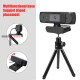 K30 HD 5MP USB Webcam 77° Wide Angle Auto Focus Built-in Dual Mics with Privacy Cover Smart WebCam YouTube Video Recording Conferencing Meeting Camera