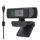 K30 HD 5MP USB Webcam 77° Wide Angle Auto Focus Built-in Dual Mics with Privacy Cover Smart WebCam YouTube Video Recording Conferencing Meeting Camera