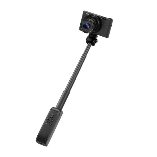 Mini DSLR Camera Selfie Stick 25cm Extendable Tripod 1/4'' Screw with bluetooth Remote Control for Cameras Phones